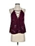 WAYF 100% Polyester Burgundy Sleeveless Blouse Size XS - photo 1