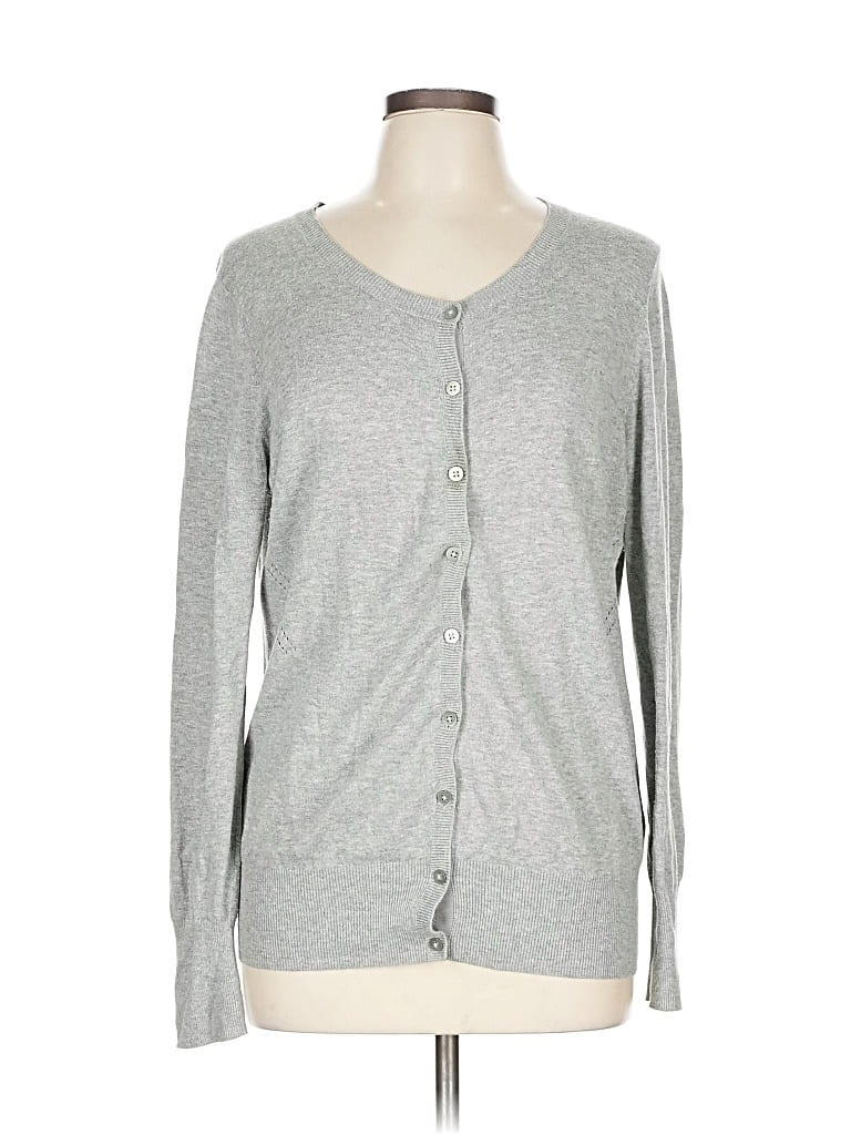 Pre-owned Old Navy Cardigan Sweater In Gray