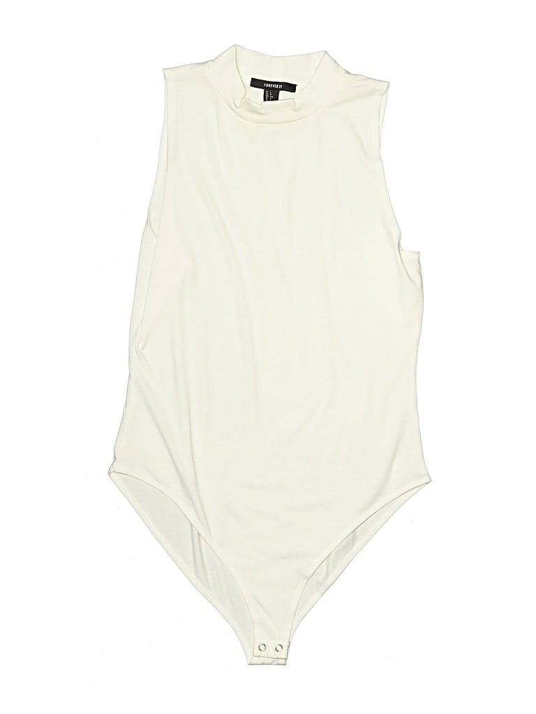 Pre-owned Forever Bodysuit In White