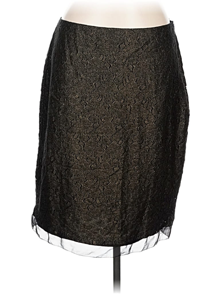 Pre-owned Ann Taylor Factory Formal Skirt In Black