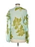 Hutch 100% Polyester Green 3/4 Sleeve Blouse Size M - photo 2