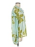 Hutch 100% Polyester Green 3/4 Sleeve Blouse Size M - photo 4