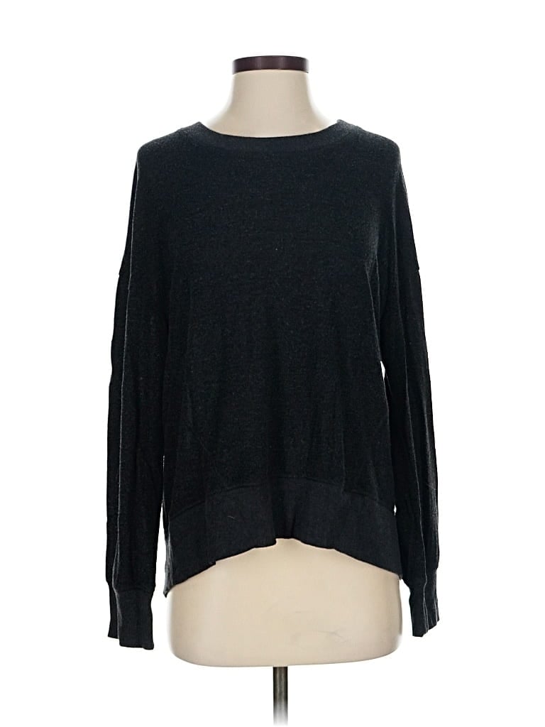 Pre-owned Xhilaration Long Sleeve T-shirt In Black