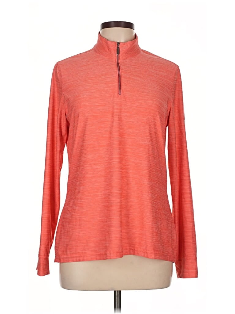Pre-owned Greg Norman Long Sleeve T-shirt In Orange