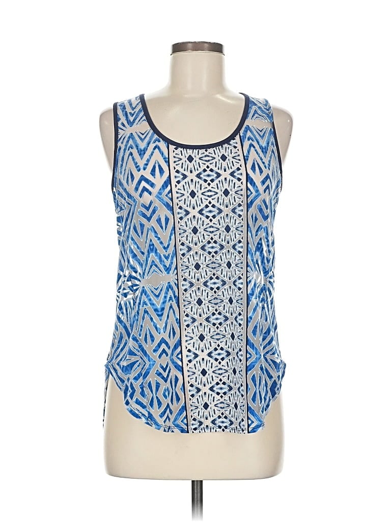 Pre-owned Mossimo Sleeveless Blouse In Blue