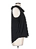 Ann Taylor 100% Polyester Black Sleeveless Blouse Size L - photo 4