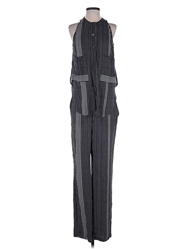 Pre-owned 10 Crosby Derek Lam Intermix Jumpsuit In Black