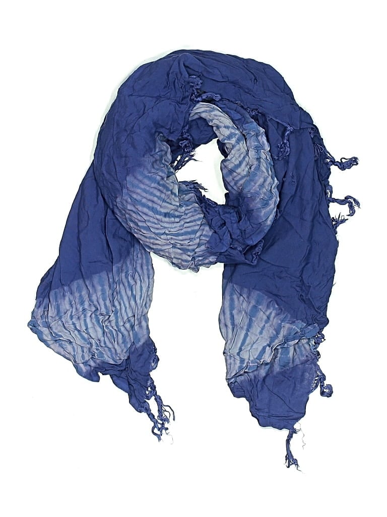 Pre-owned Unbranded Scarf In Blue