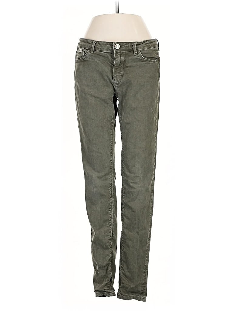 Pre-owned Massimo Dutti Jeans In Green