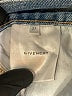 Givenchy 100% Cotton Blue Destroyed Denim Shorts Size 27 (4) - photo 9