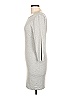 Leith Solid Gray Casual Dress Size L - photo 5