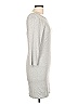 Leith Solid Gray Casual Dress Size L - photo 4
