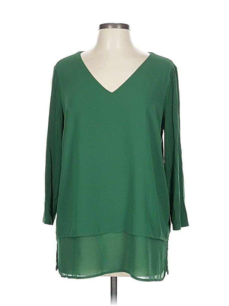 MICHAEL MICHAEL KORS Pre-owned 3/4 Sleeve Blouse In Green