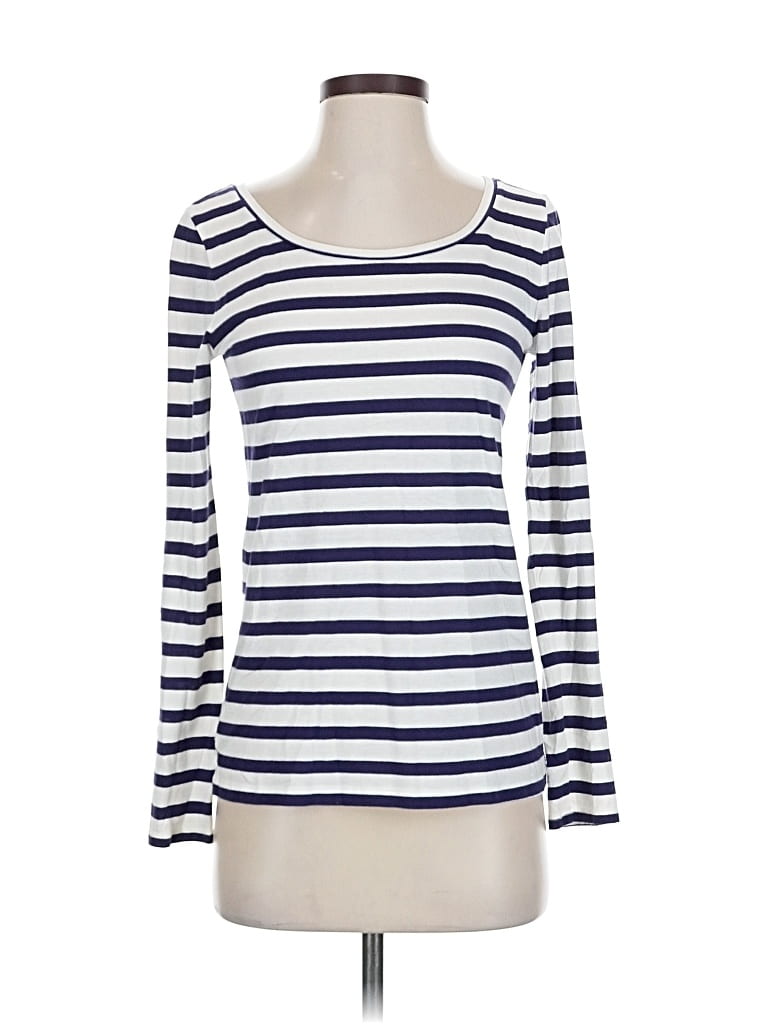 Pre-owned Ann Taylor Loft 3/4 Sleeve T-shirt In White