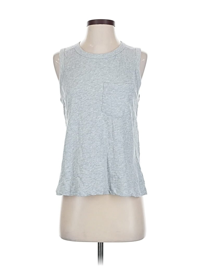 Pre-owned Evereve Sleeveless T-shirt In Gray
