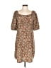 Assorted Brands 100% Polyester Paisley Brown Casual Dress Size L - photo 1