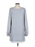Lulus 100% Polyester Solid Gray Casual Dress Size S - photo 2
