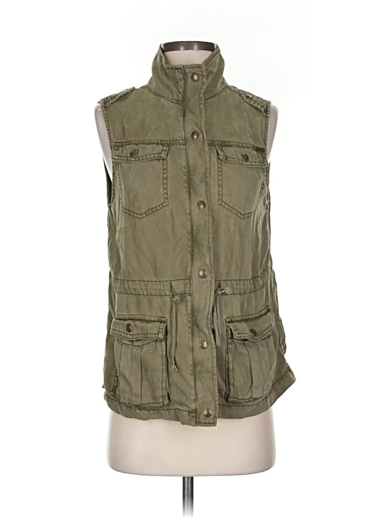 Pre-owned Max Jeans Vest In Green