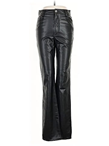 Zara Faux Leather Pants (view 1)