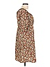 Assorted Brands 100% Polyester Paisley Brown Casual Dress Size L - photo 4