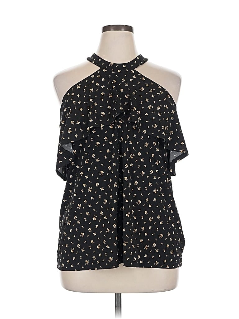 Pre-owned Michael Michael Kors Sleeveless Blouse In Black