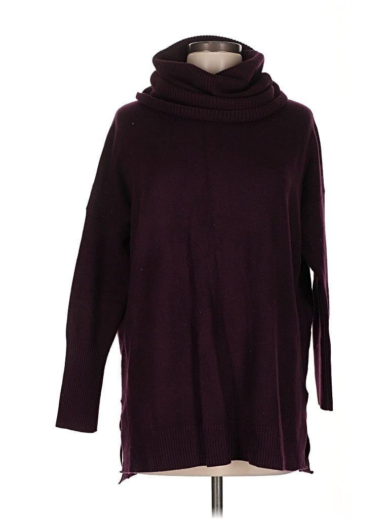 FRENCH CONNECTION Pre-owned Turtleneck Sweater In Burgundy