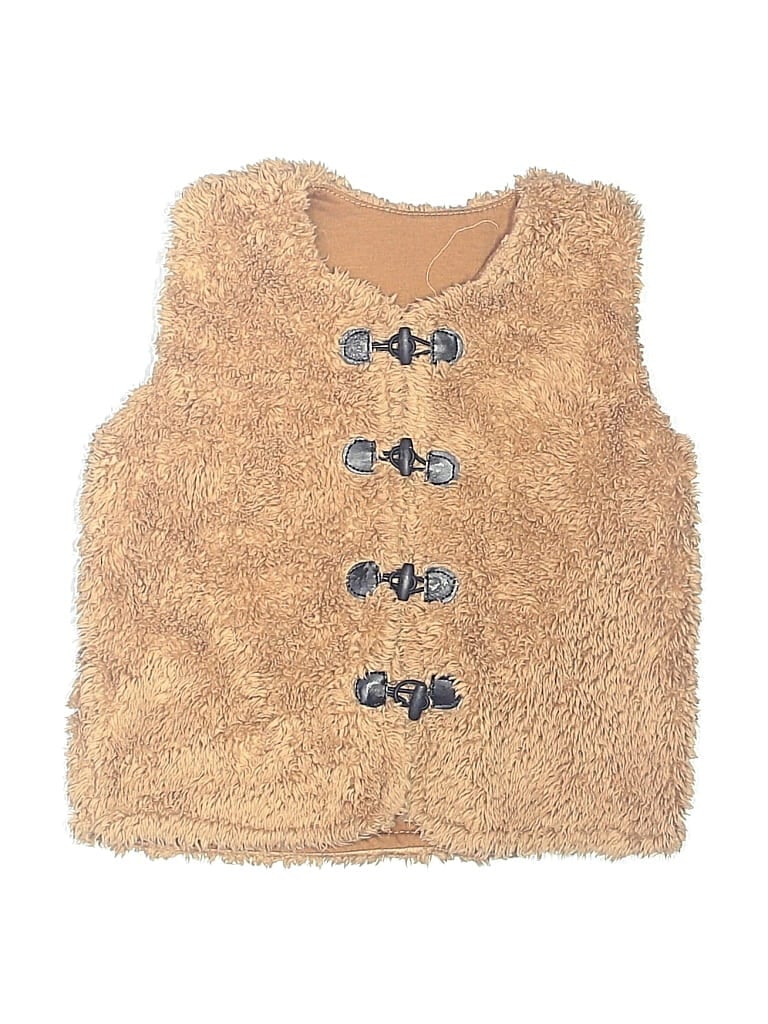 Pre-owned Assorted Brands Kids' Sweater Vest In Brown