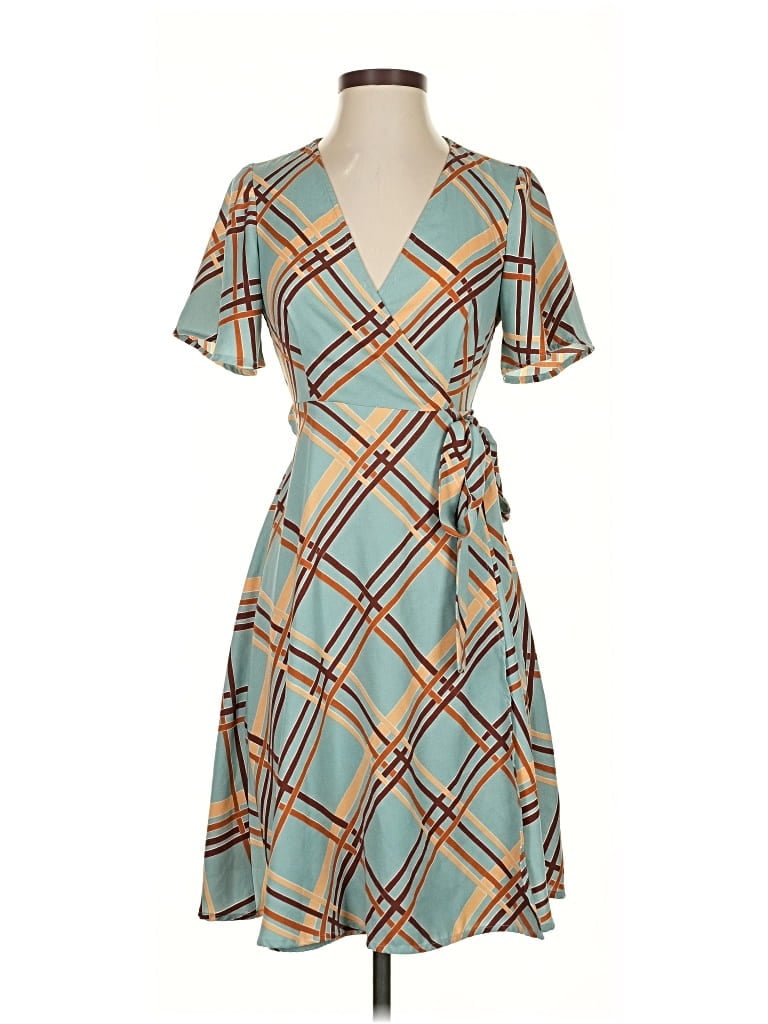 Pre-owned Forever 21 Contemporary Casual Dress In Blue