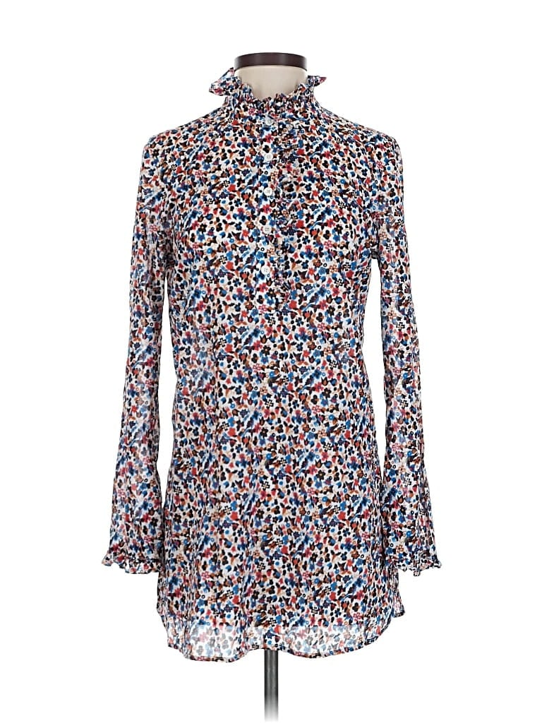 TORY BURCH Pre-owned Long Sleeve Blouse In Blue