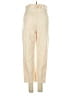 Unbranded Solid Ivory Casual Pants Size S - photo 2