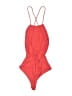 Privacy Please Red Bodysuit Size S - photo 2