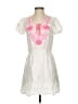DRA 100% Cotton Hearts White Casual Dress Size XS - photo 1
