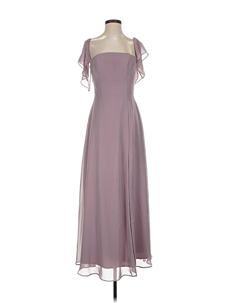 Pre-owned Azazie Cocktail Dress In Purple