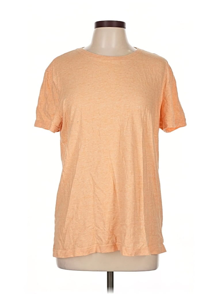 Pre-owned Banana Republic Short Sleeve T-shirt In Orange