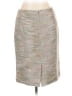 Ann Taylor Tweed Silver Casual Skirt Size 10 - photo 2