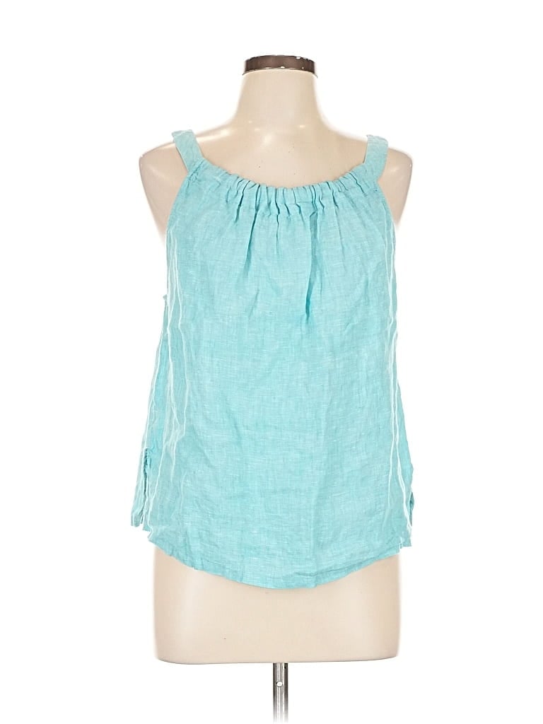 NICOLE MILLER Pre-owned Sleeveless Blouse In Blue