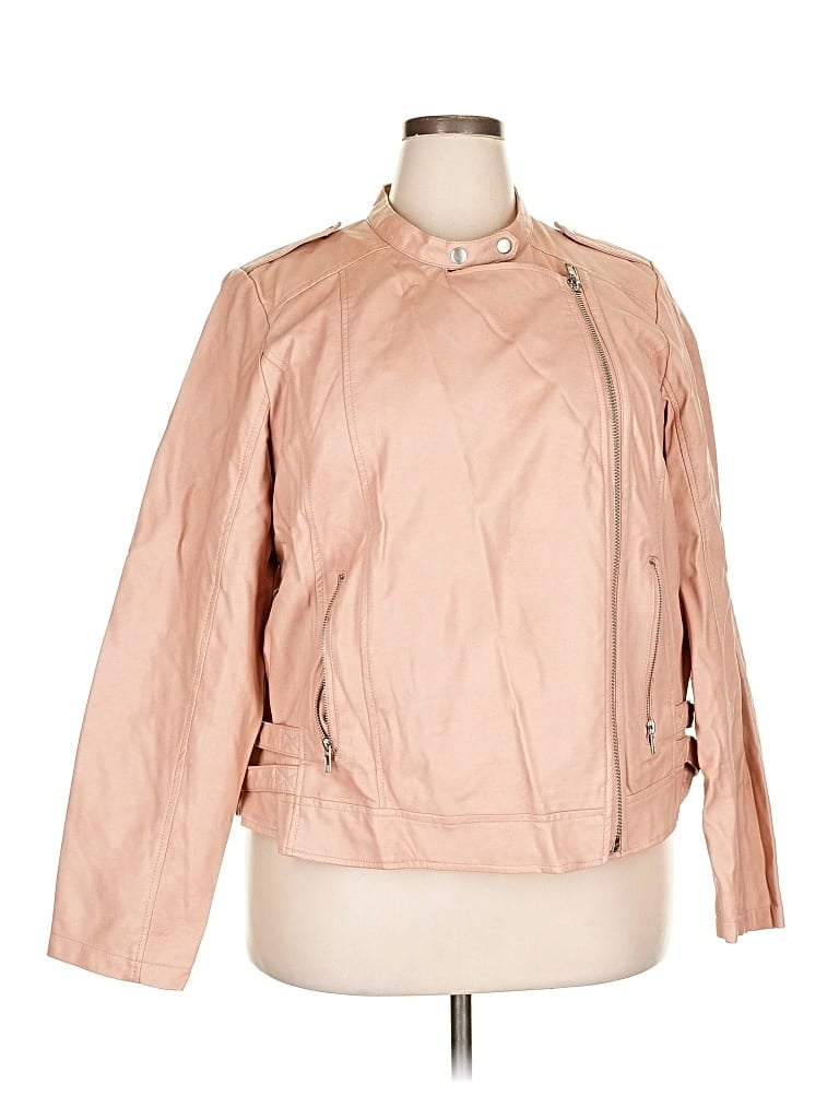 LANE BRYANT Pre-owned Jacket In Pink