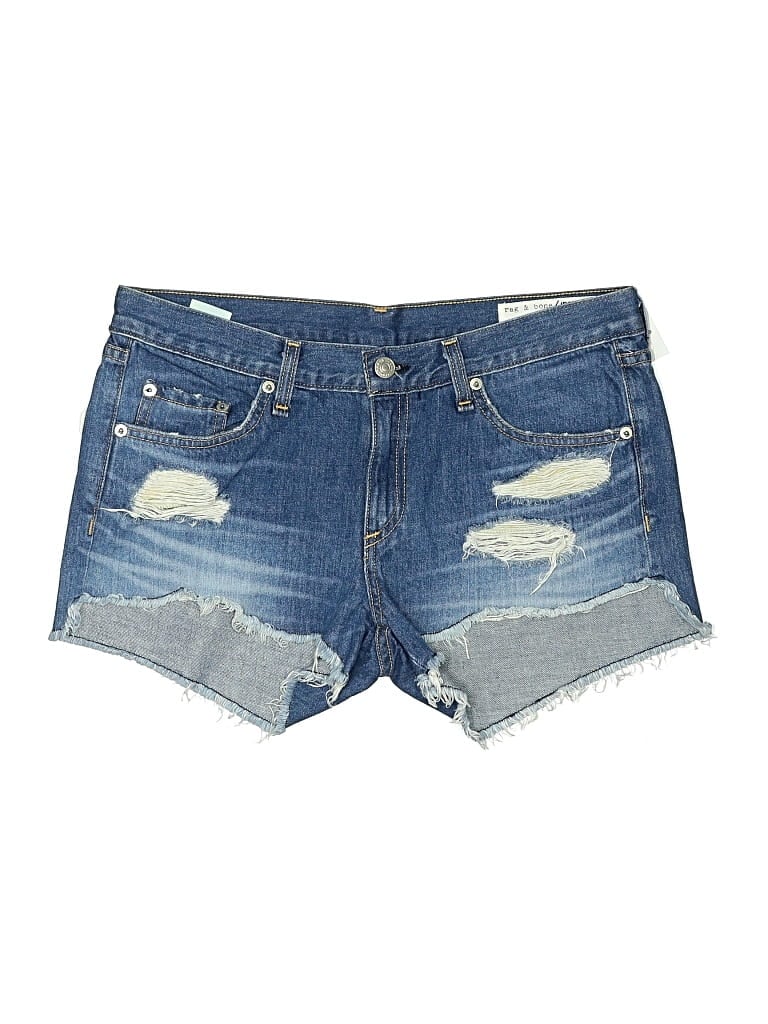 Rag & Bone Denim Shorts In Blue