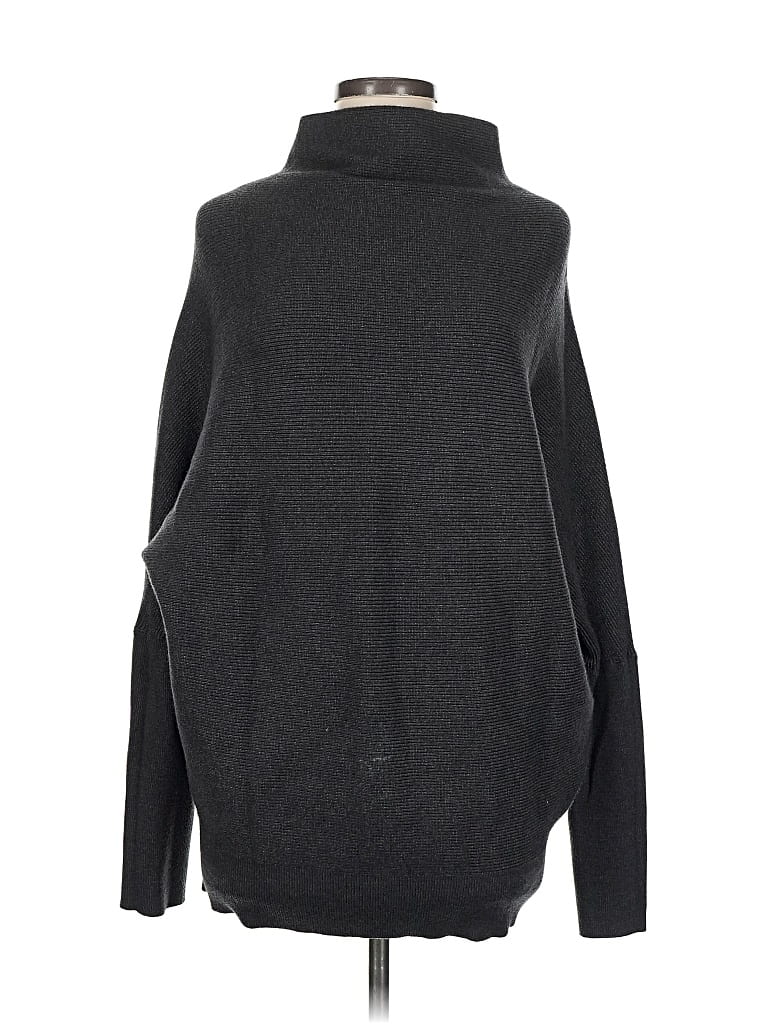 Pre-owned Assorted Brands Turtleneck Sweater In Black