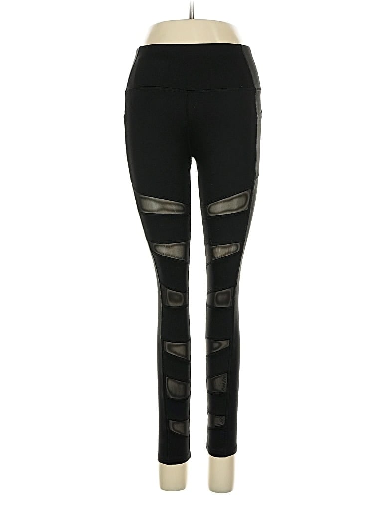 Pre-owned Emily B Leggings In Black