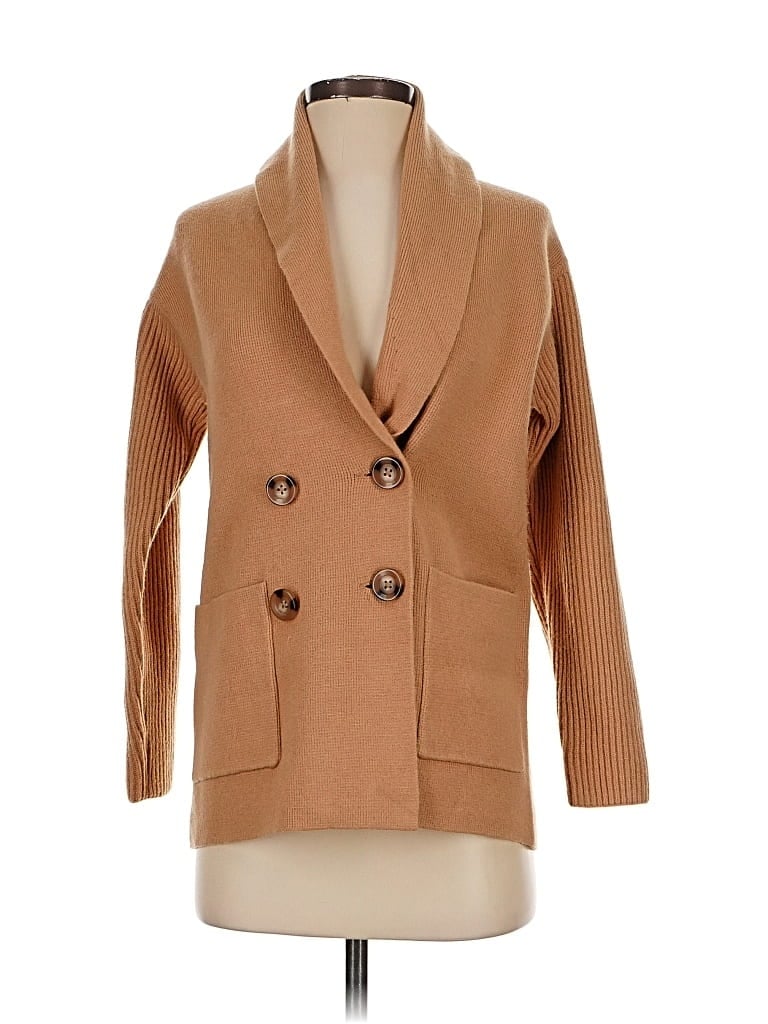 ANN TAYLOR Pre-owned Cardigan Sweater In Brown