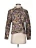 Coldwater Creek 100% Cotton Floral Purple Jacket Size S (petite) - photo 1