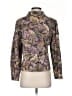 Coldwater Creek 100% Cotton Floral Purple Jacket Size S (petite) - photo 2
