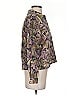 Coldwater Creek 100% Cotton Floral Purple Jacket Size S (petite) - photo 4