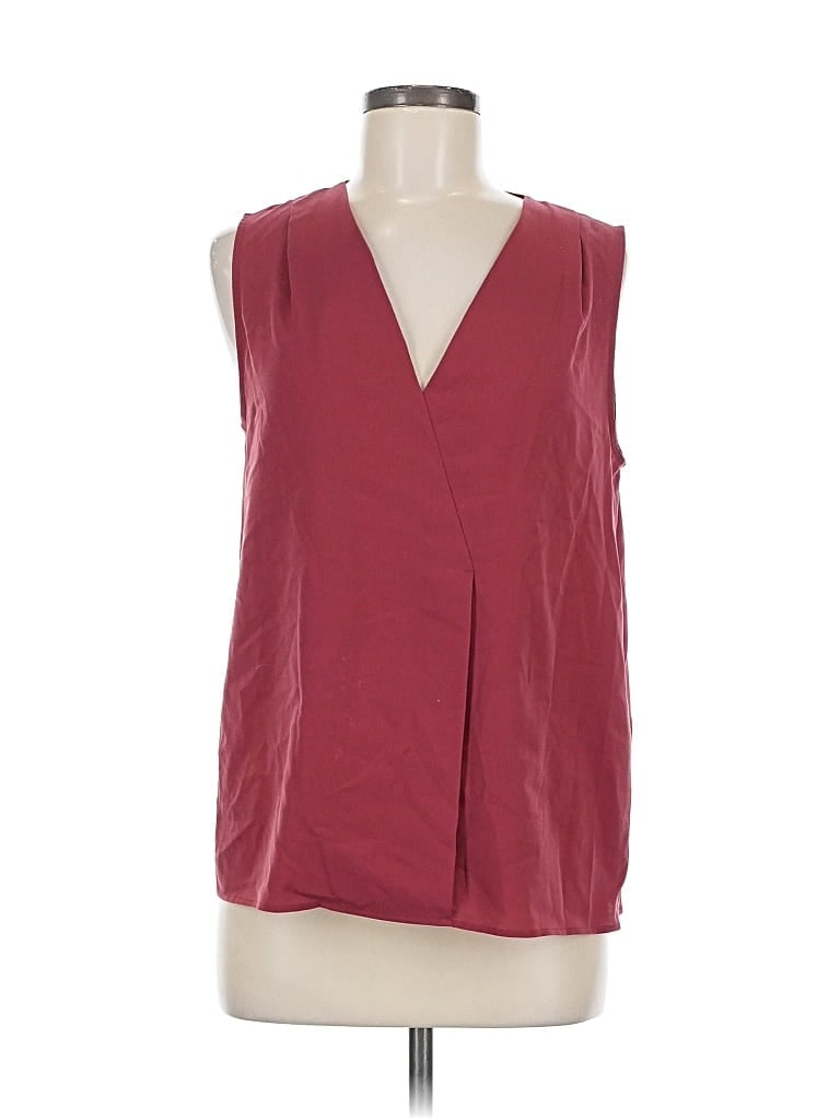 FRENCH CONNECTION Pre-owned Sleeveless Blouse In Burgundy