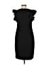 Chaps Solid Black Cocktail Dress Size 6 - photo 2