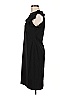 Chaps Solid Black Cocktail Dress Size 6 - photo 5