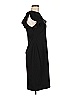 Chaps Solid Black Cocktail Dress Size 6 - photo 4