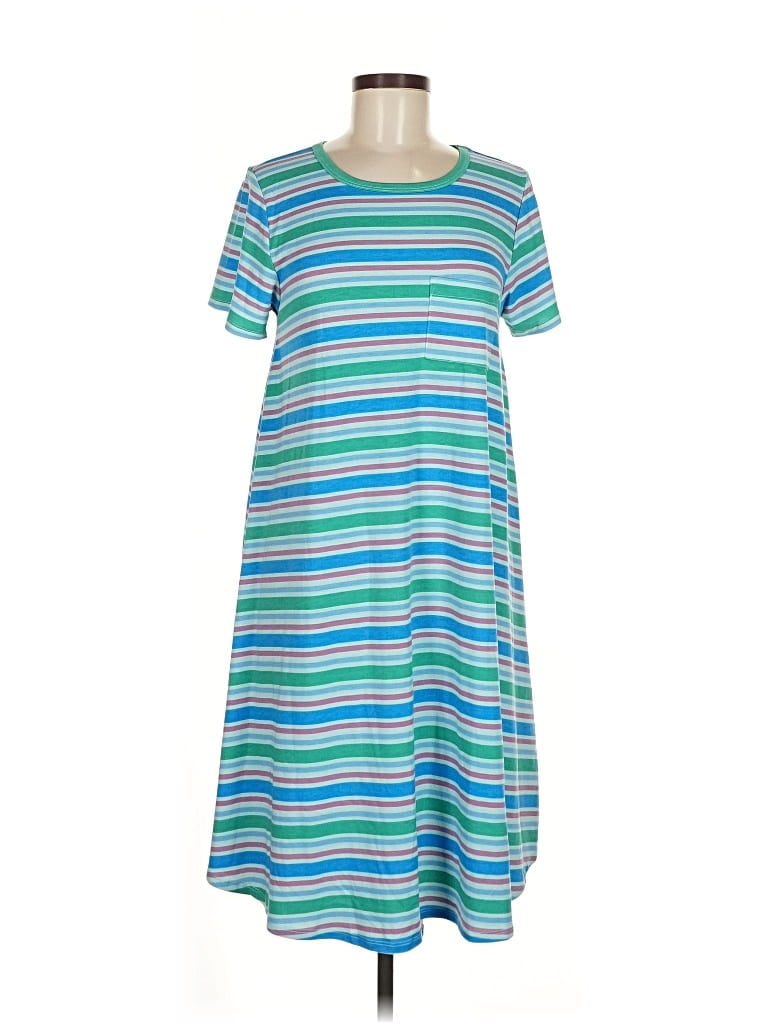 LULAROE Pre-owned Casual Dress In Blue