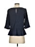 Ann Taylor 100% Polyester Blue 3/4 Sleeve Blouse Size XS - photo 2